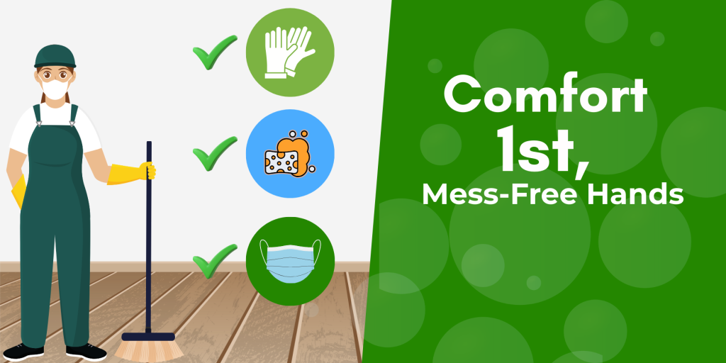 Wear Gloves to Avoid Sticky or Rough Textures
