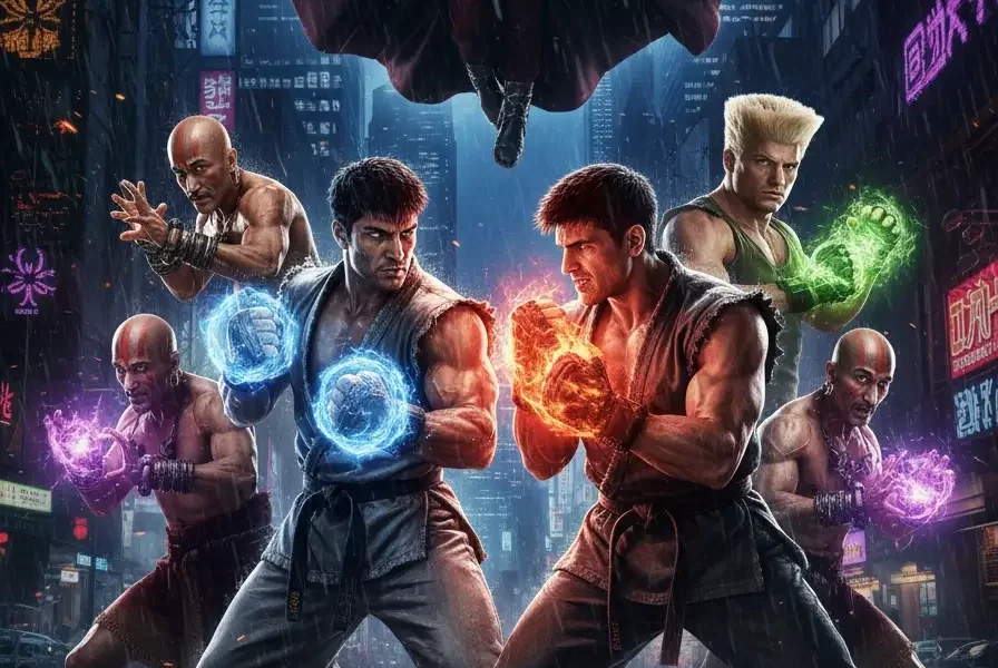 The New Street Fighter Movie Poster
